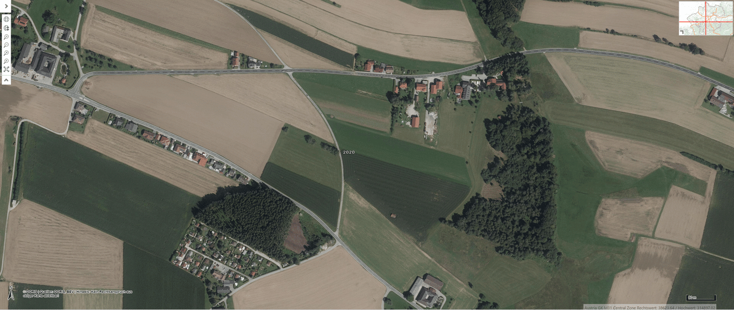 Luftaufnahme Moorbad Gmös 2020