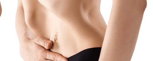 Frau beim Training der hypopressiven Atmung